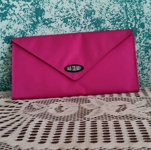 Big skinny wallet dark pink